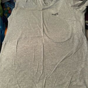 PINK Victoria's Secret Gray Short Sleeve Tee